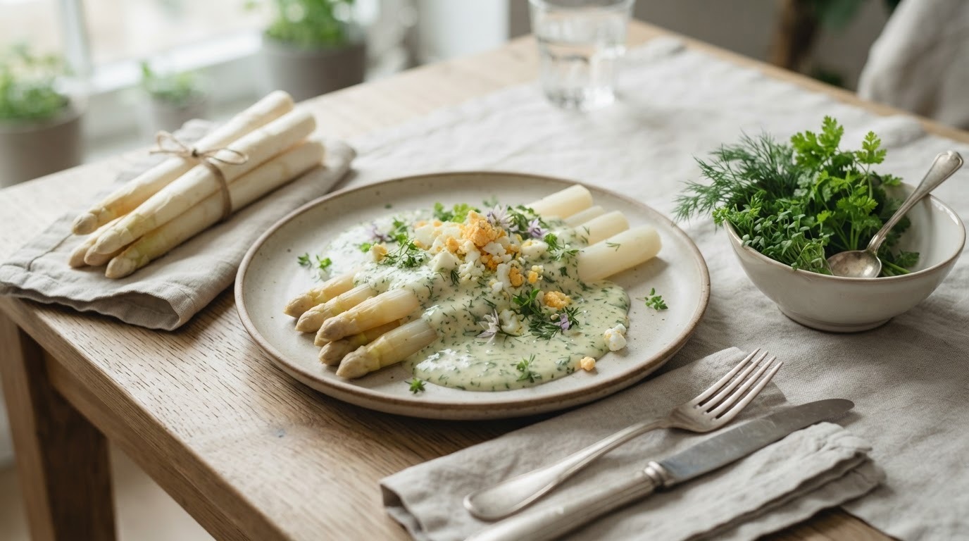 Asperges met Kruidensaus recept Asperges met Kruidensaus recept