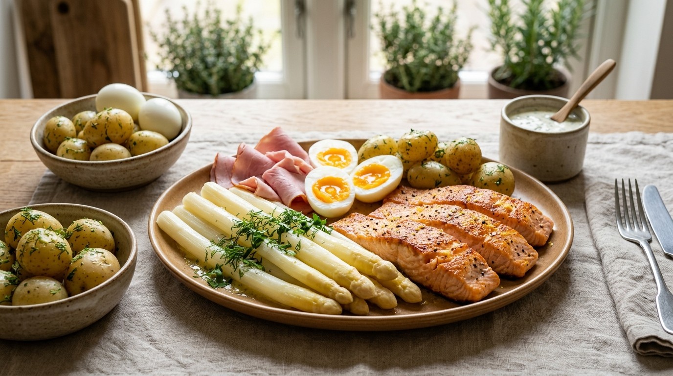 Asperges met Wilde Zalm