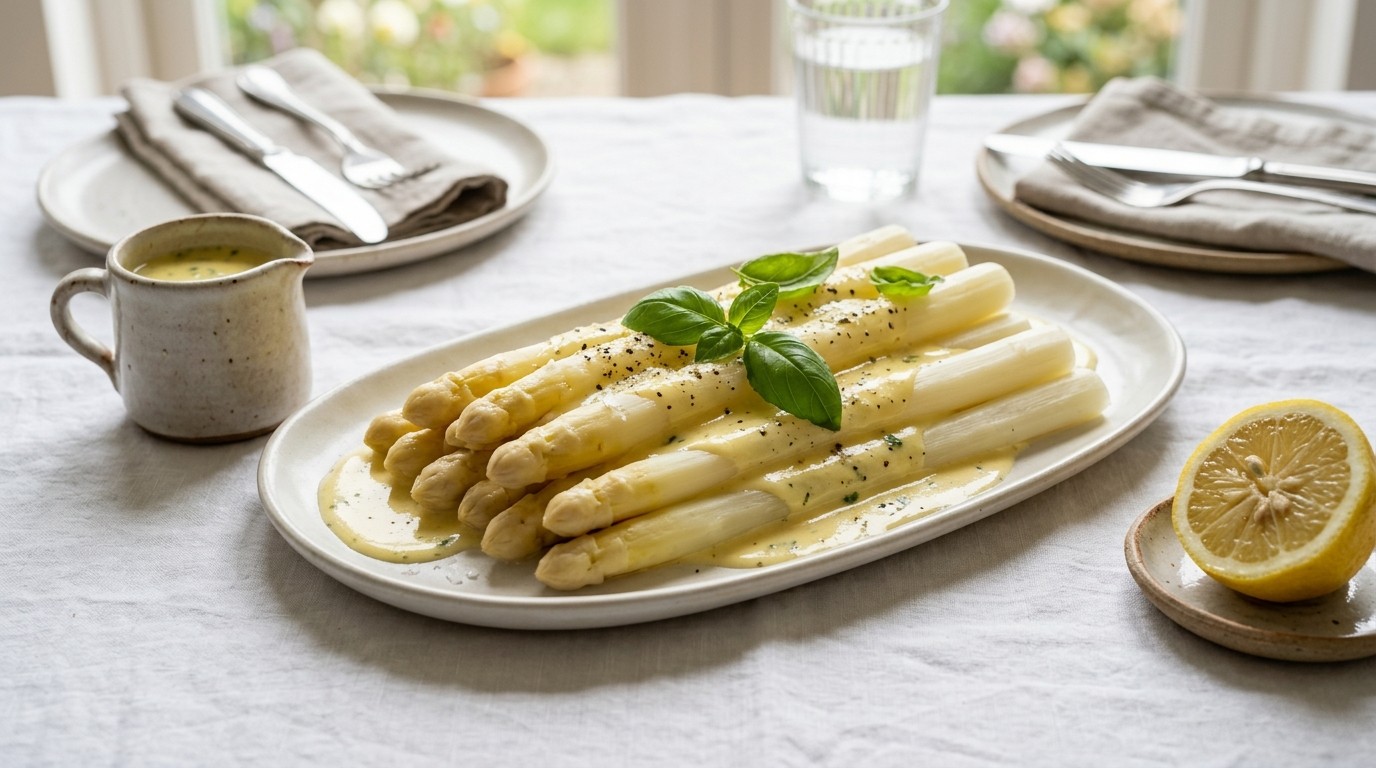 Asperges met Witte Saus