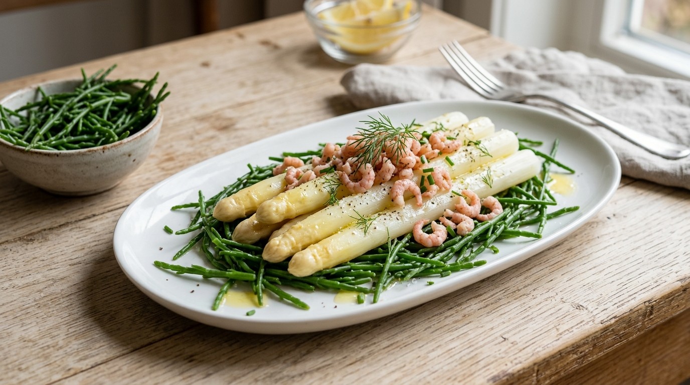 Aspergesalade op een Groen Bedje