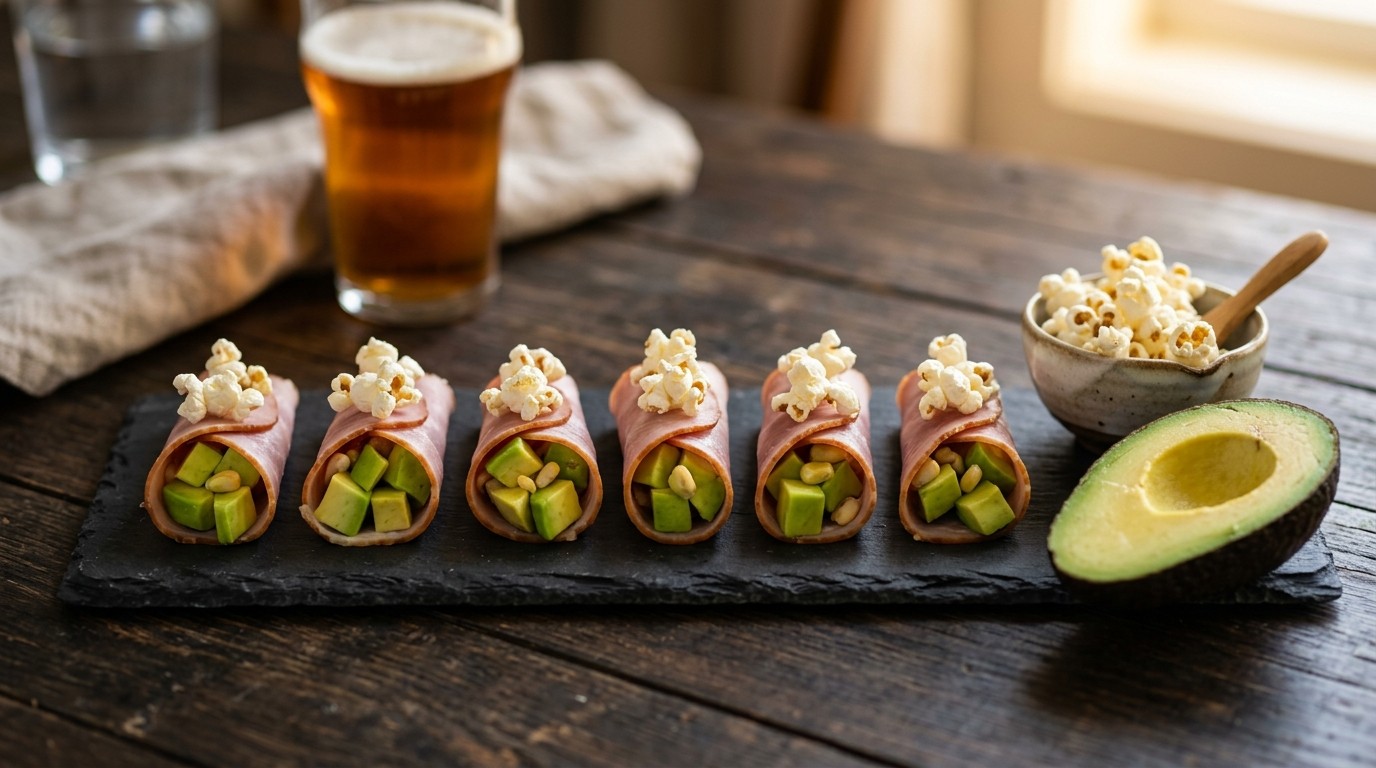 Avocado en Popcorn in Coburgerham