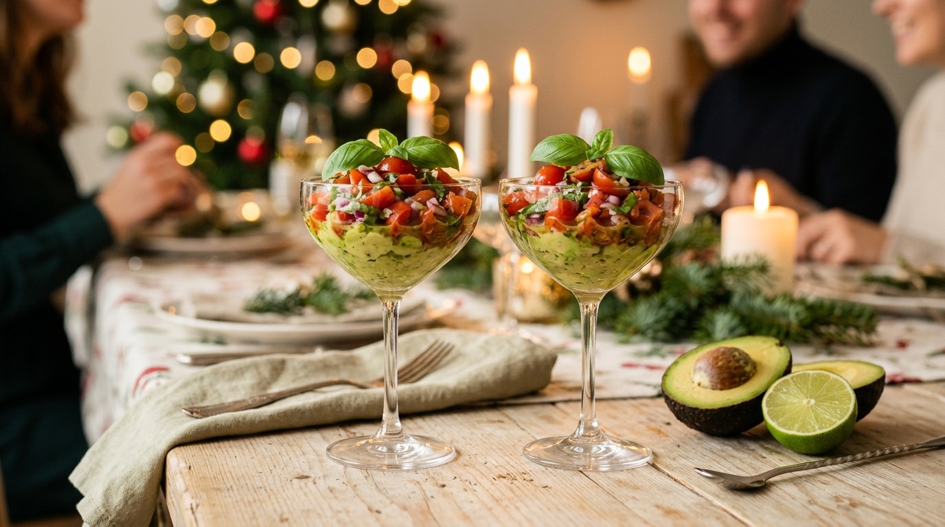 Avocado-tomatencocktail