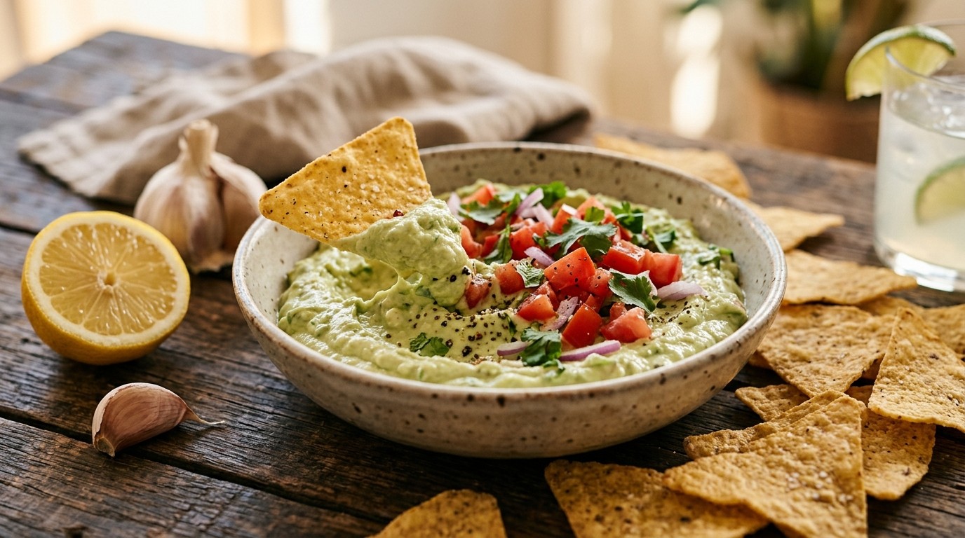 Avocado-yoghurtdipsaus met Koriander