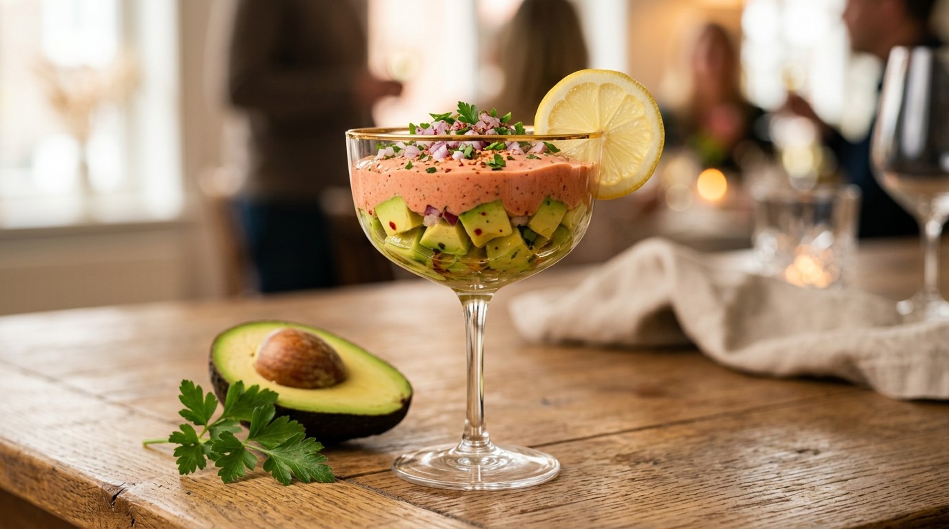 Avocadococktail (pittig)