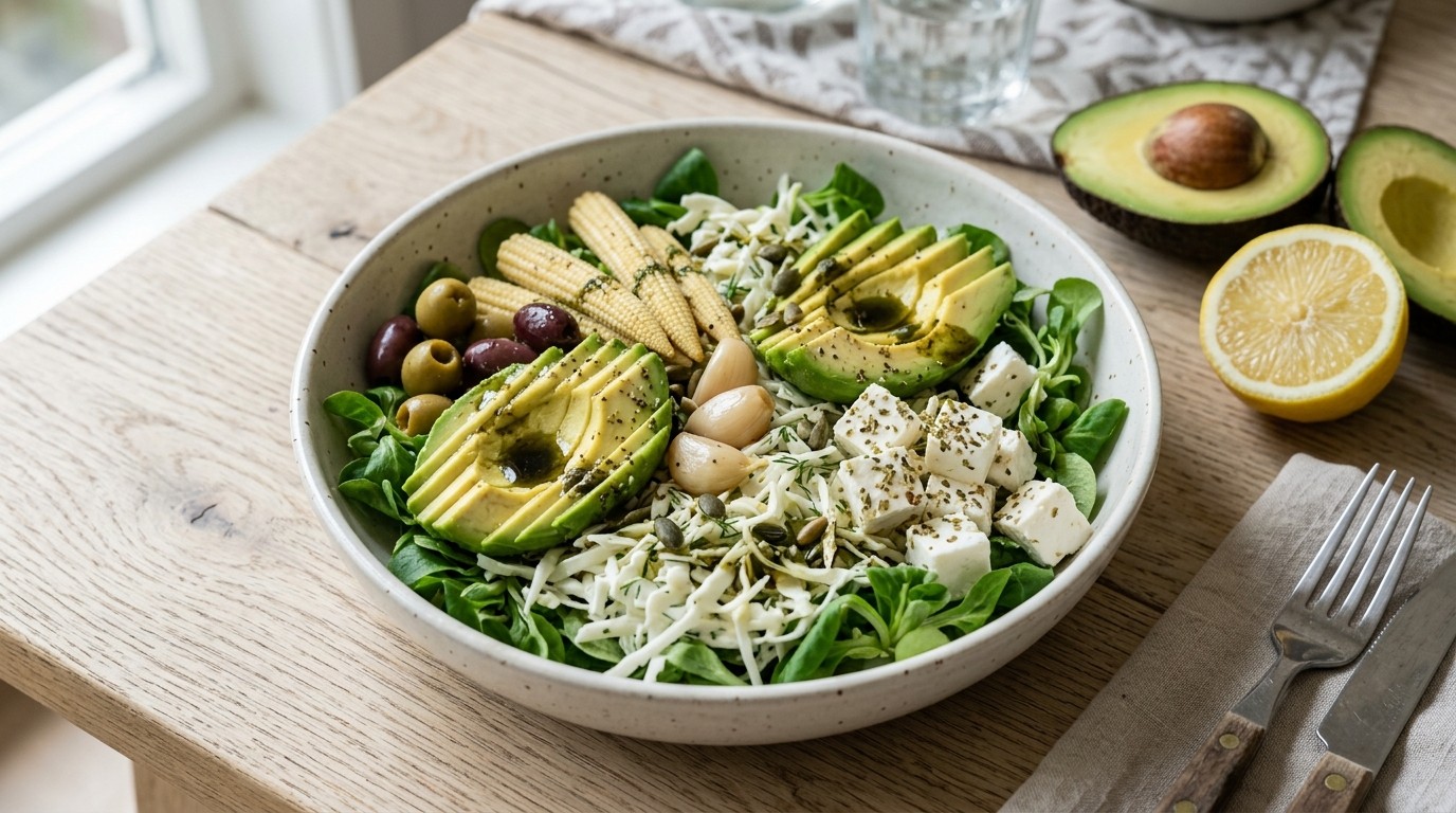 Avocadosalade met Witte Kool