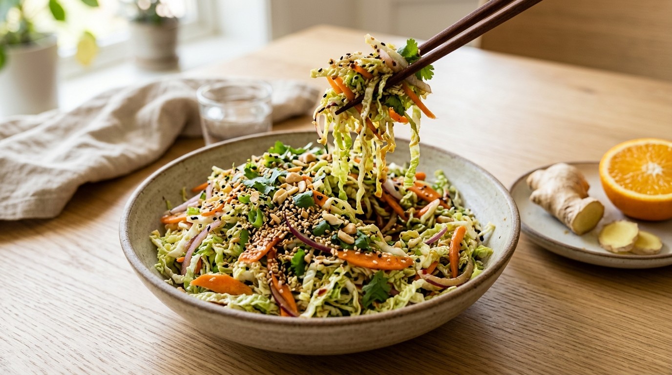 Aziatische Koolsalade recept Aziatische Koolsalade recept