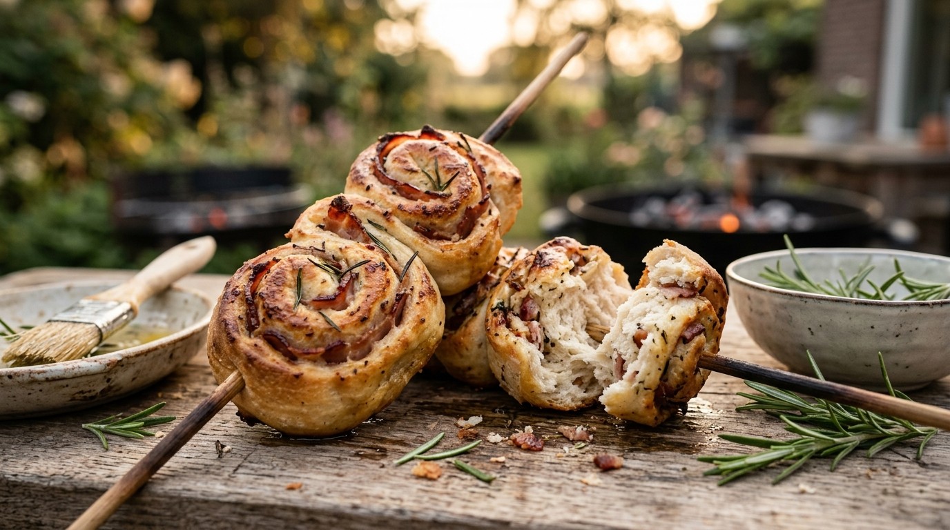 Baconbroodjes aan een Spies recept Baconbroodjes aan een Spies recept