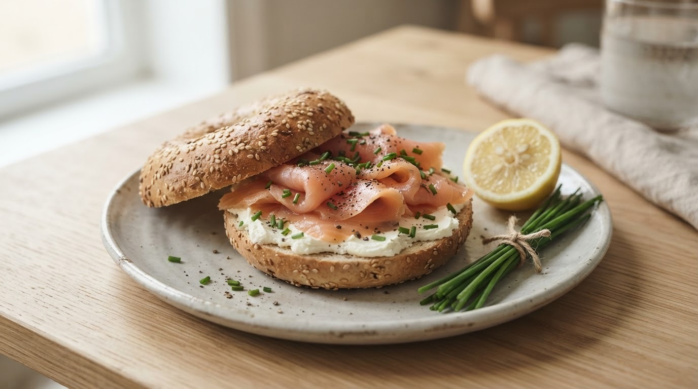 Bagels met Zalm recept Bagels met Zalm recept