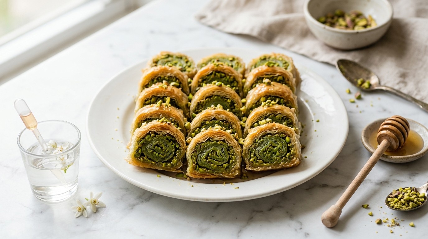Baklava met Pistachenoten
