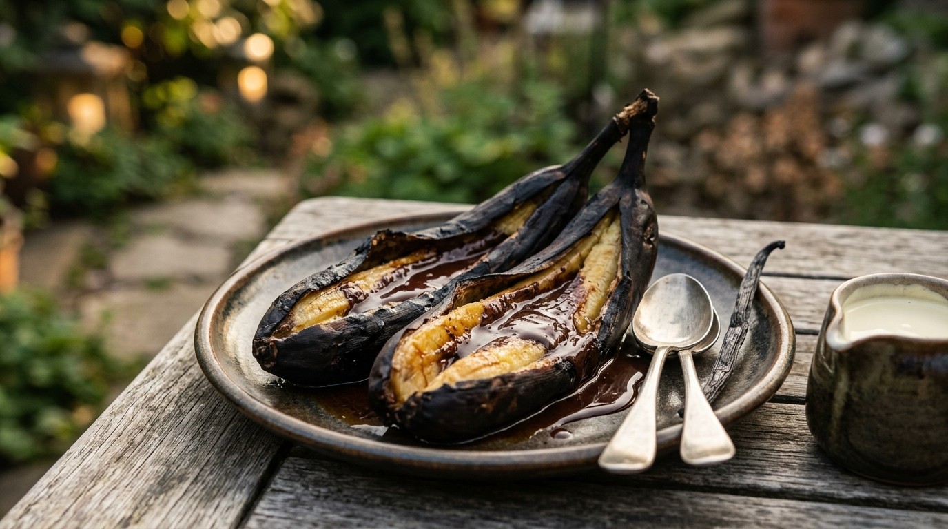 Banaan met Chocolade en rum recept Banaan met Chocolade en rum recept