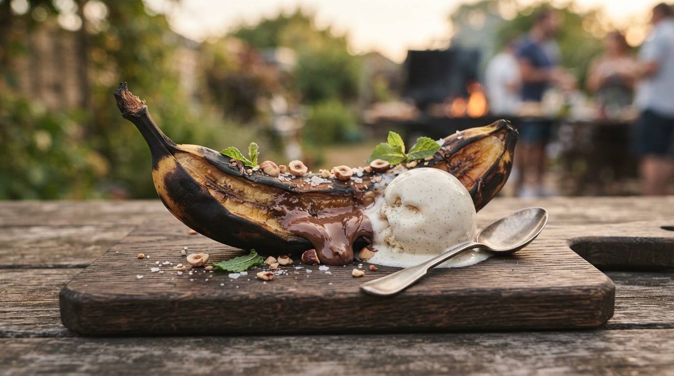 Banaan op de Barbecue recept Banaan op de Barbecue recept
