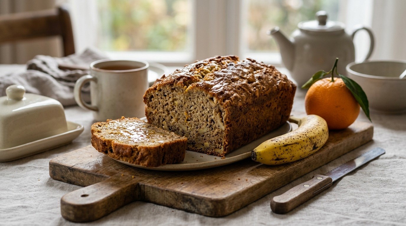 Banaan Sinaasappelbrood