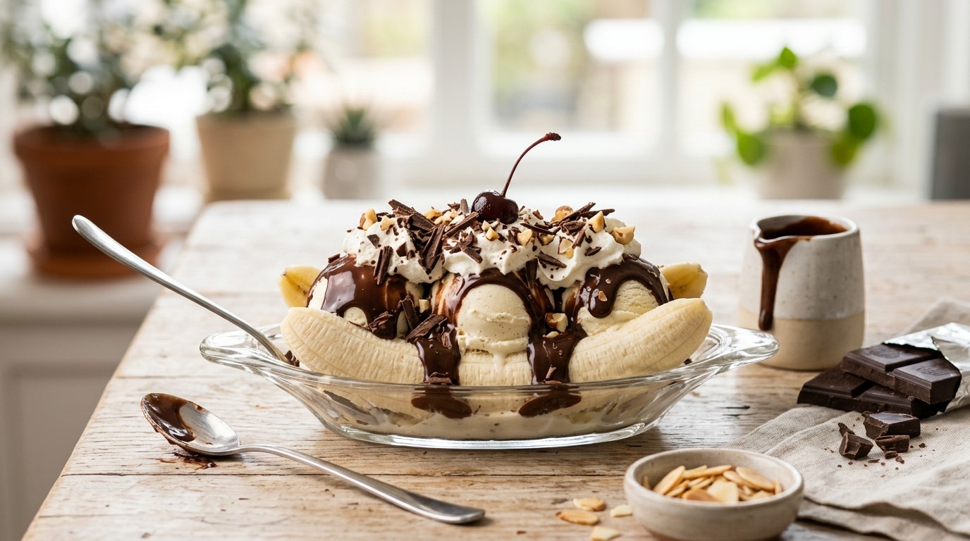Bananasplit recept Bananasplit recept