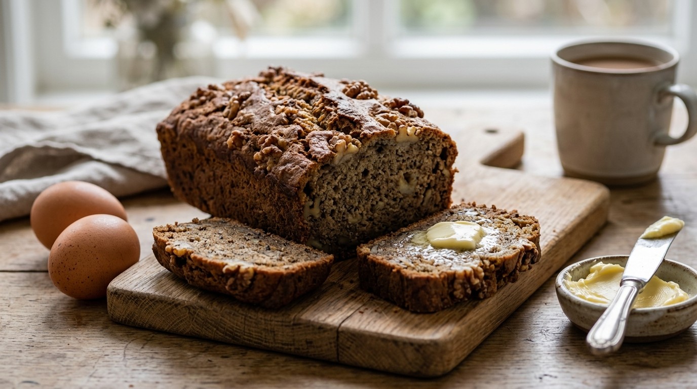 Bananenbrood met Walnoten recept Bananenbrood met Walnoten recept