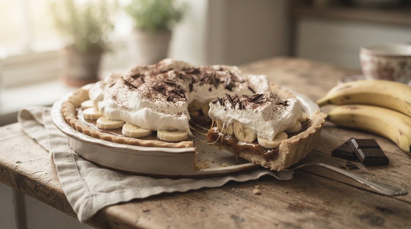 Bananentaart met Caramel (Bannofee)