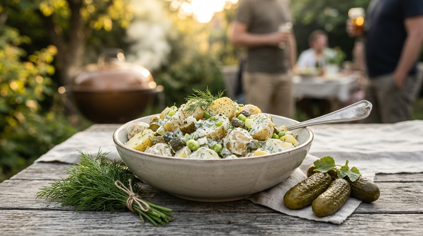 Barbecue-aardappelsalade