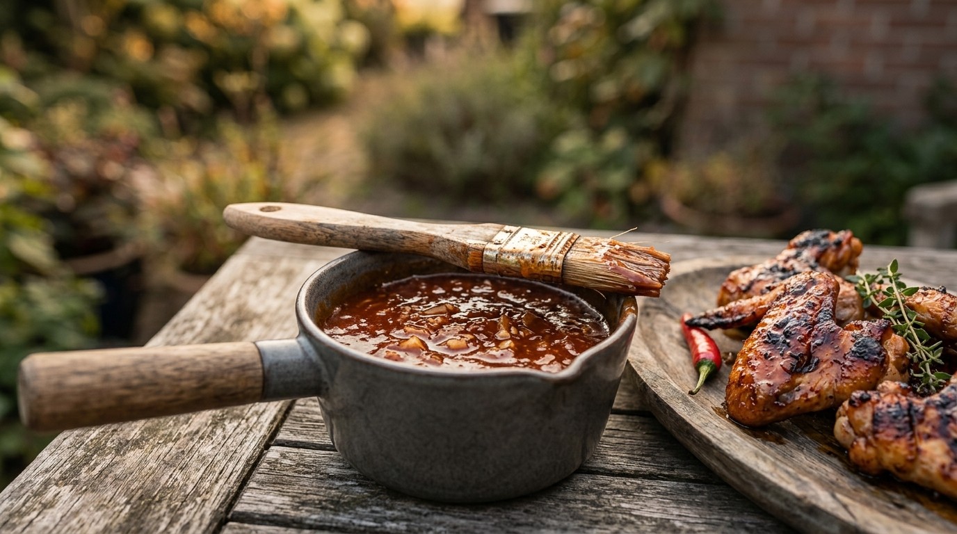 Barbecuesaus met ui en Knoflook