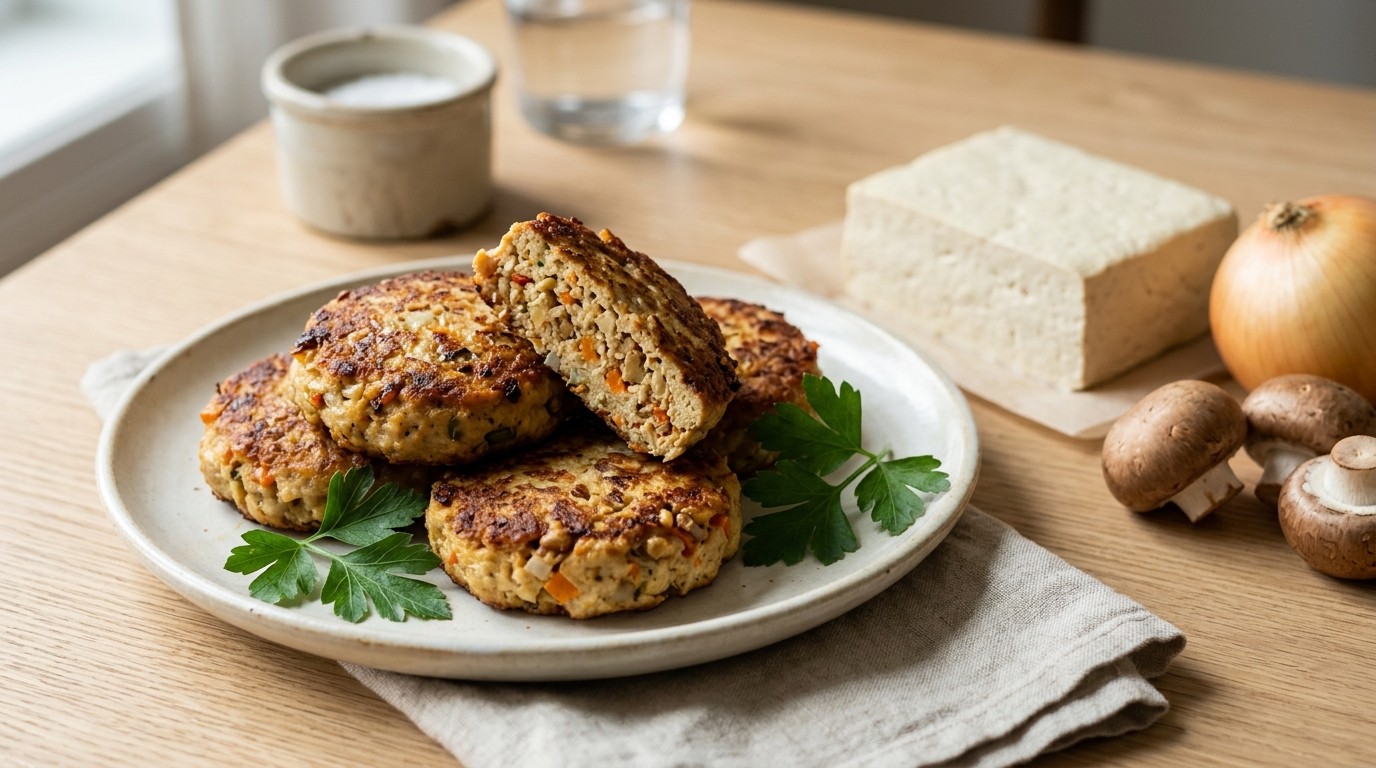 Basisrecept Tofoeburgers recept Basisrecept Tofoeburgers recept