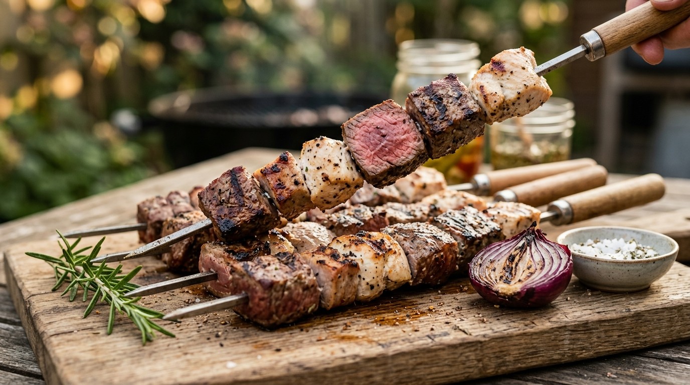 BBQ Vleesspies