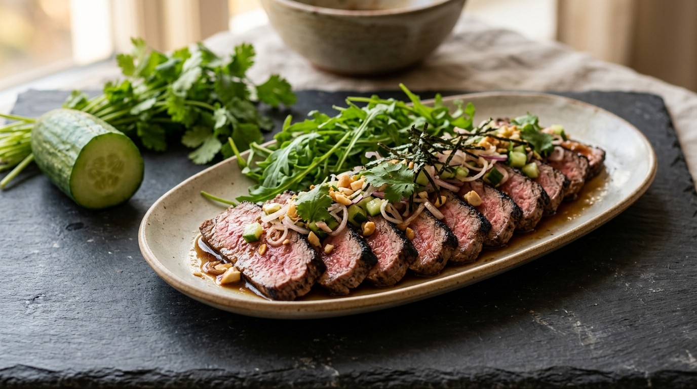 Beef Tataki recept Beef Tataki recept