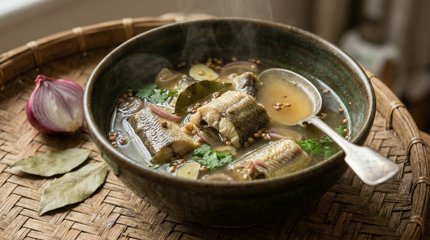 Belut Kaldu (paling in Bouillon)