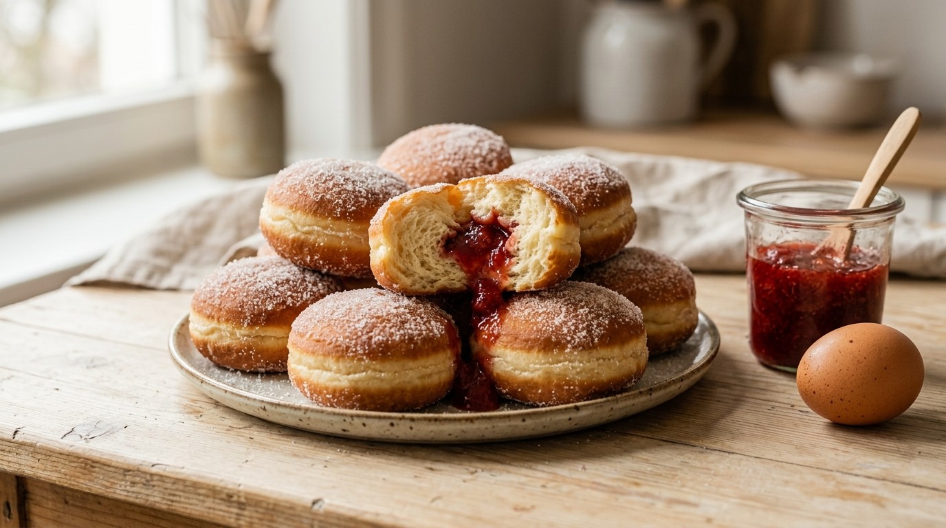 Berlinerbollen recept Berlinerbollen recept