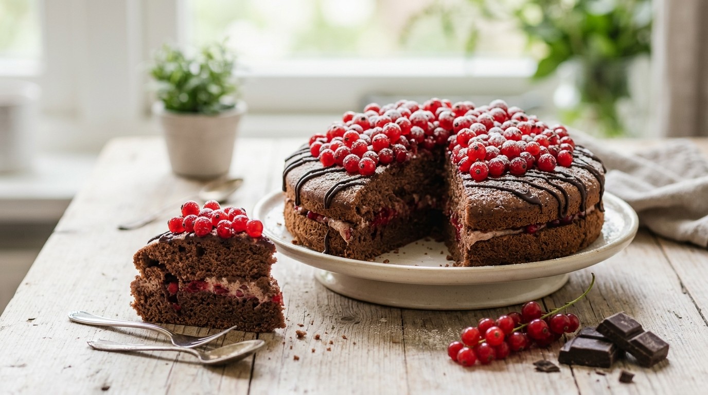Bessentaart met Chocolade