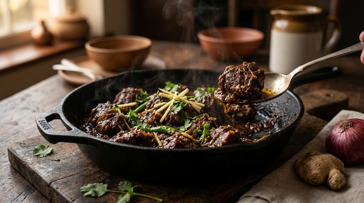 Bhoona Gosht (lamsvlees) recept Bhoona Gosht (lamsvlees) recept