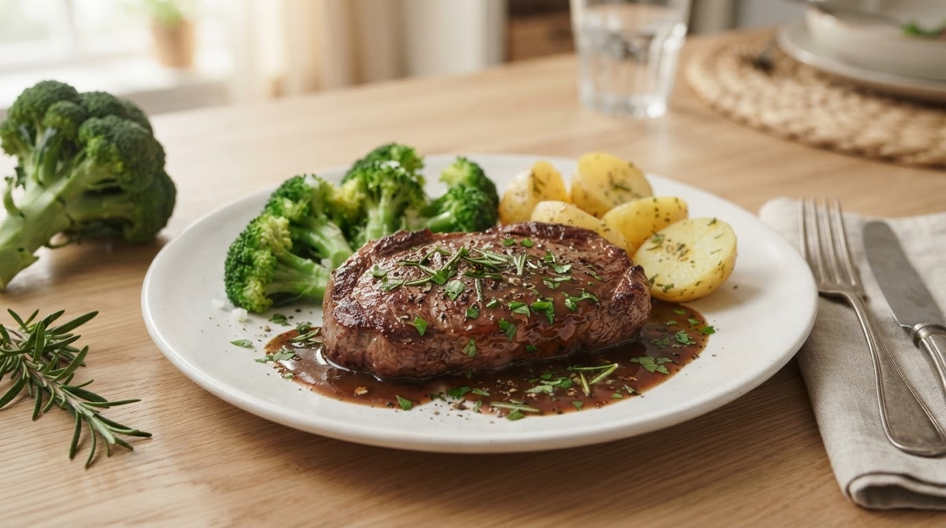 Biefstuk met Broccoli