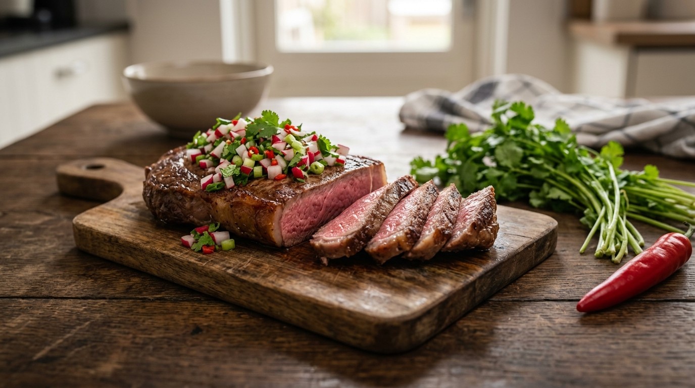 Biefstuk met Radijssalsa recept Biefstuk met Radijssalsa recept