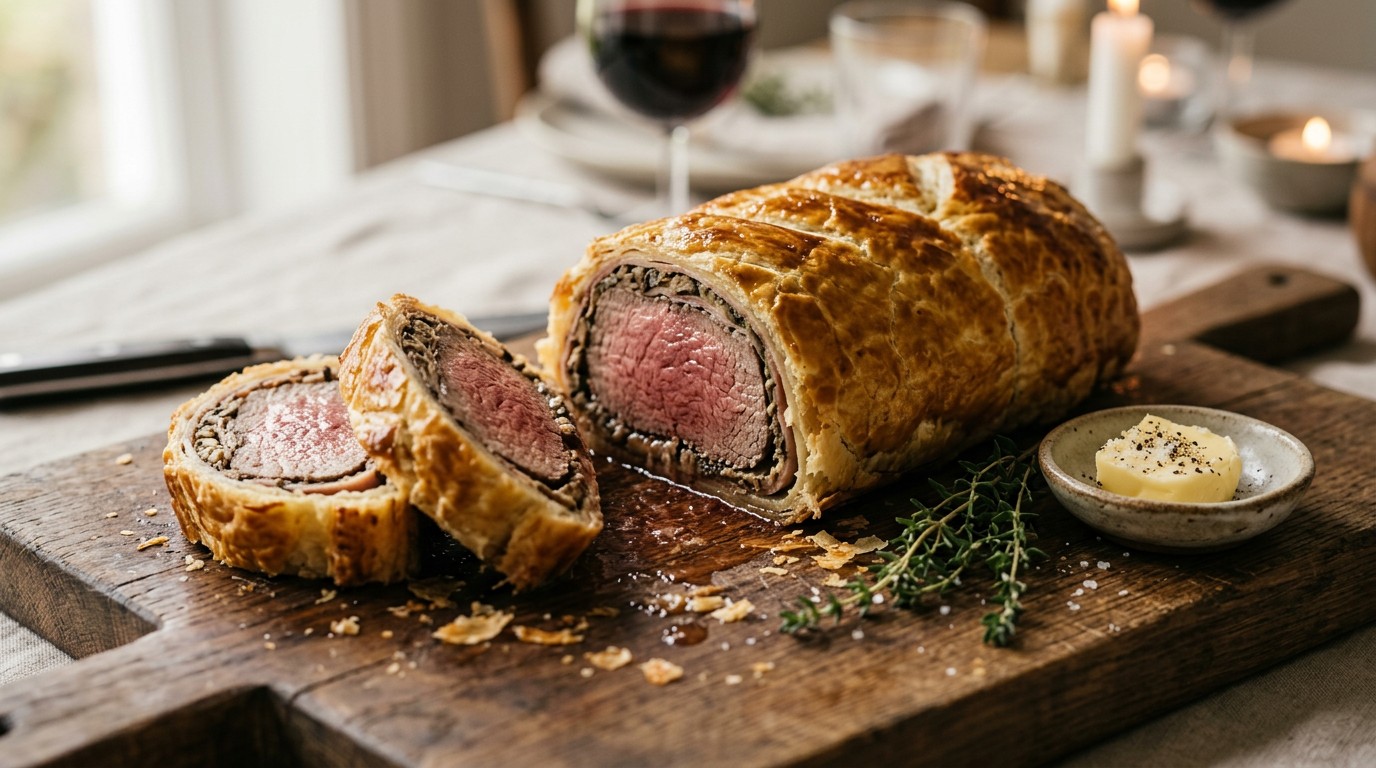 Biefstuk Wellington recept Biefstuk Wellington recept