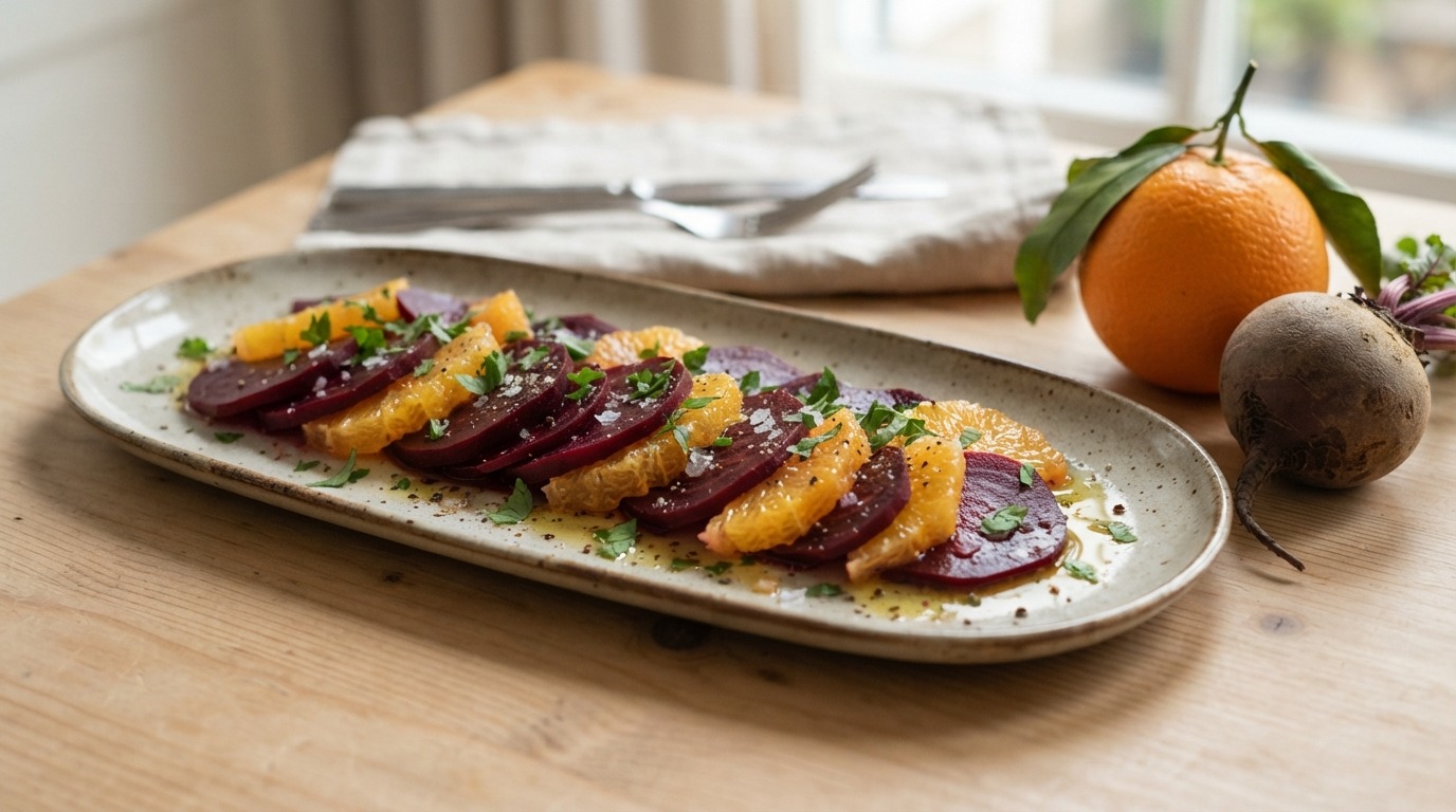 Bietensalade met Sinaasappel