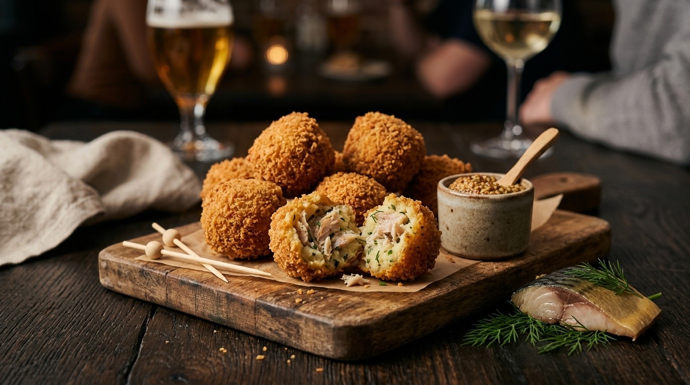 Bitterballen van Makreelvlees