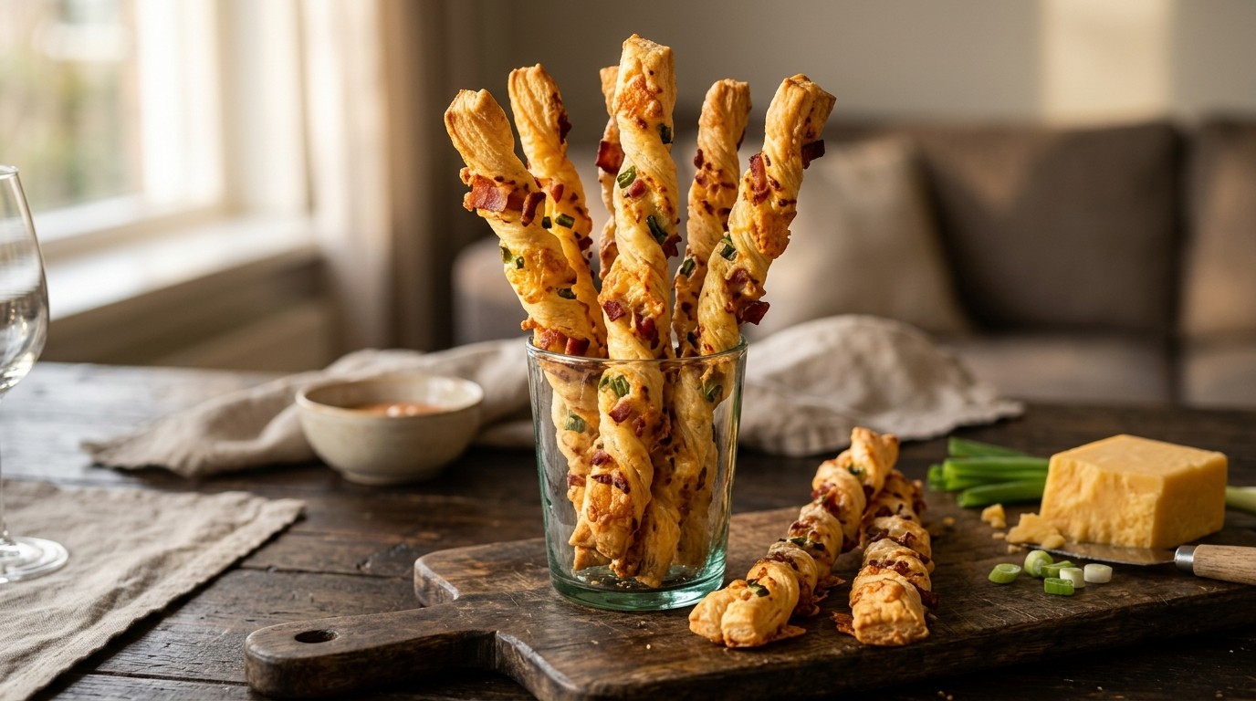 Bladerdeegstengels recept Bladerdeegstengels recept