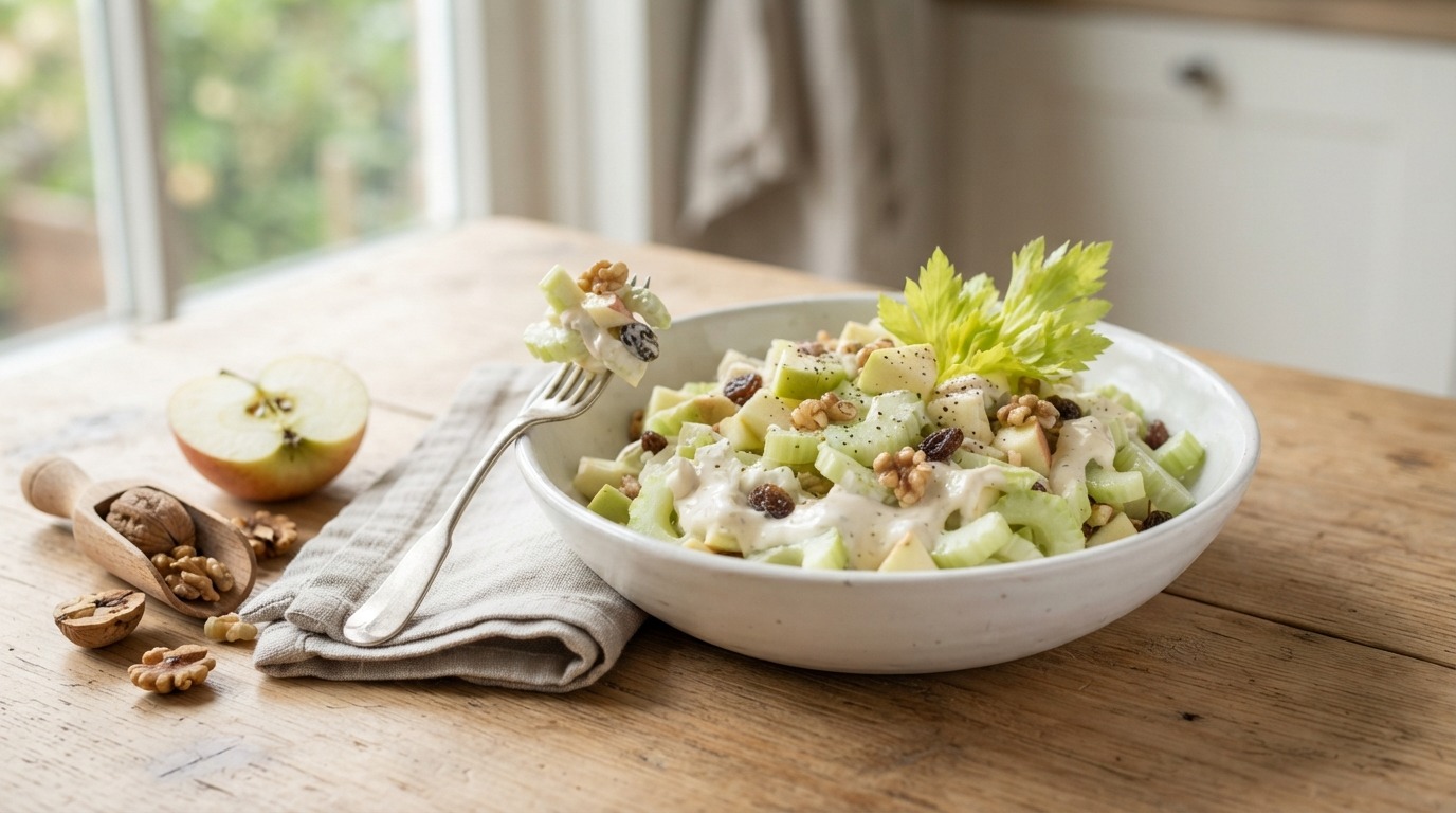 Bleekselderij Salade