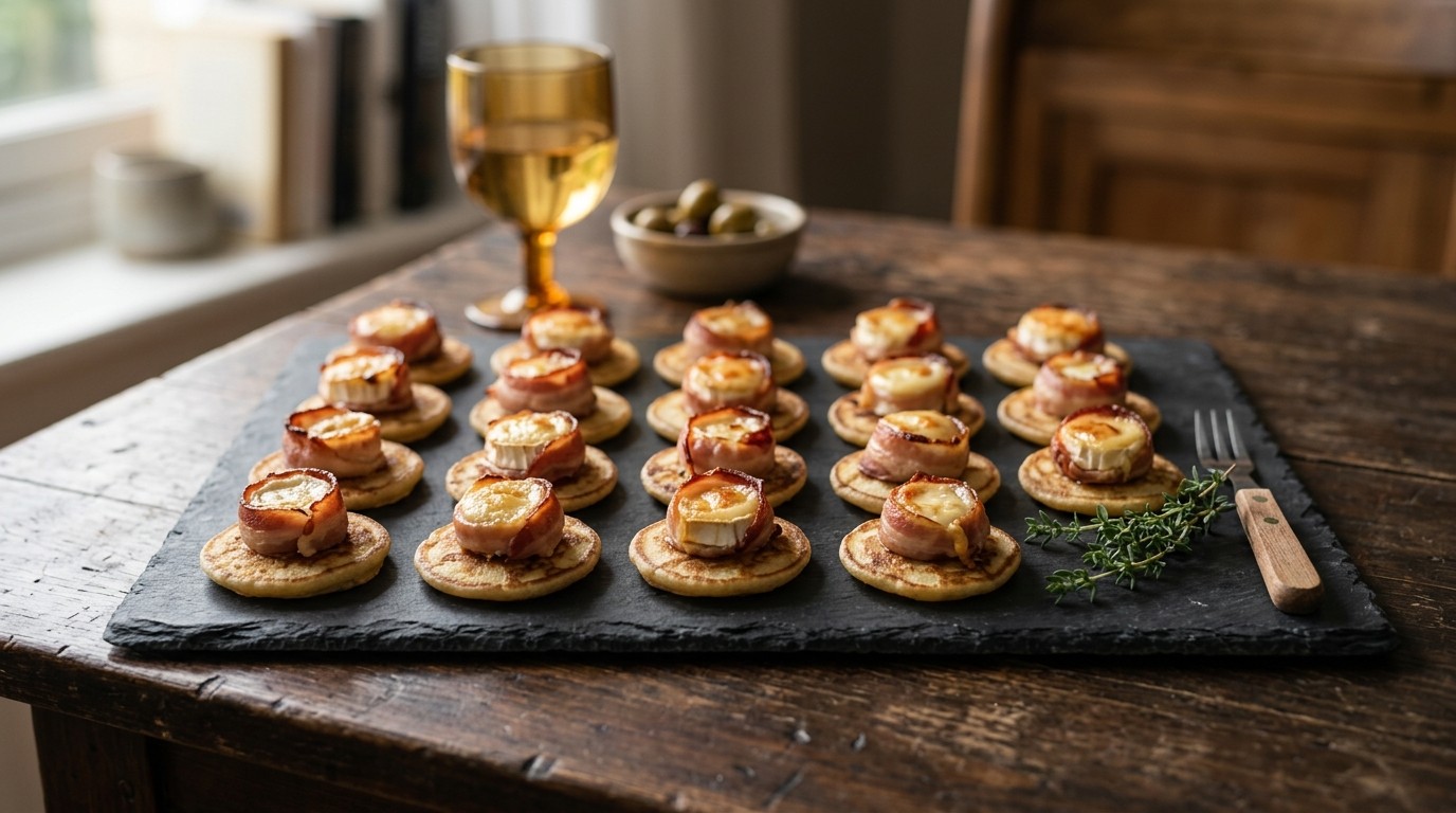 Blini's met Geitenkaas