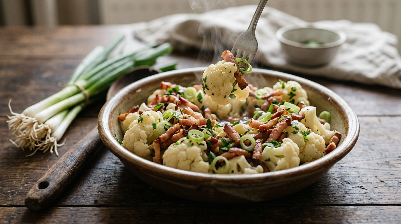 Bloemkool met Spek recept Bloemkool met Spek recept