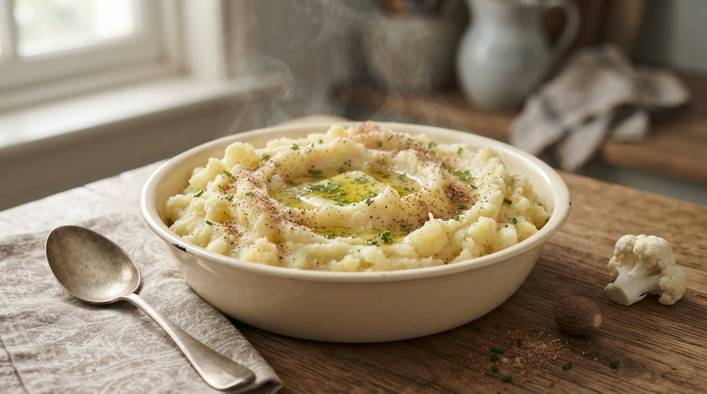 Bloemkoolaardappelpuree recept Bloemkoolaardappelpuree recept