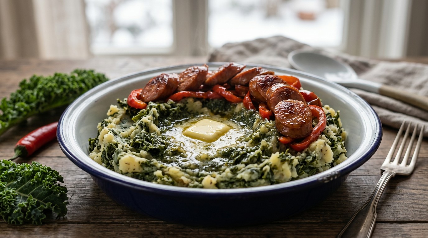 Boerenkool met Roergebakken Worstjes recept Boerenkool met Roergebakken Worstjes recept