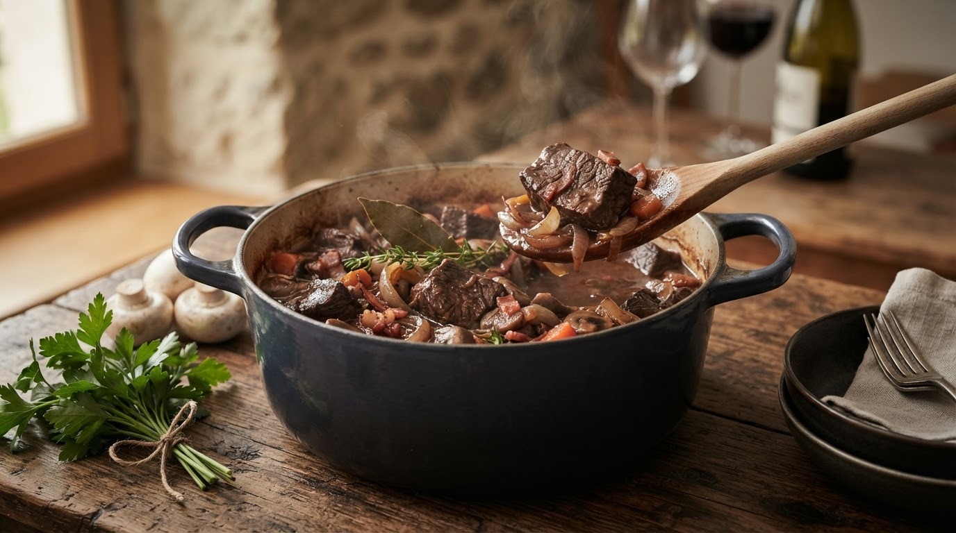 Boeuf Bourgignon recept Boeuf Bourgignon recept