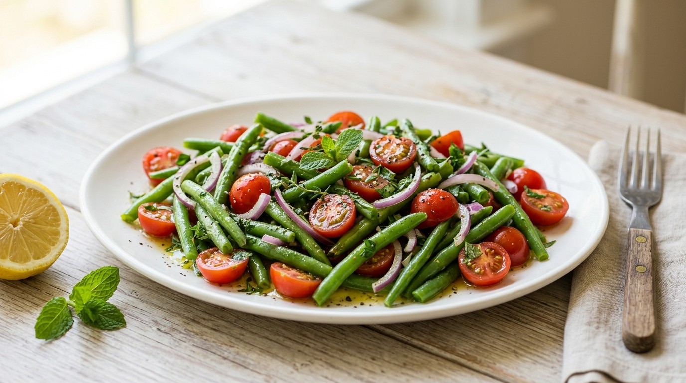 Bonensalade met Kerstomaten