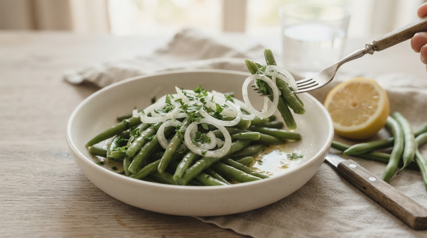 Bonensalade van Onze Oosterburen (Bohnensalat)