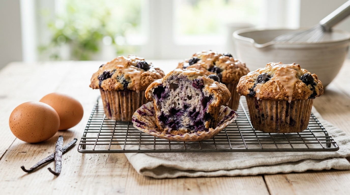 Bosbessenmuffins