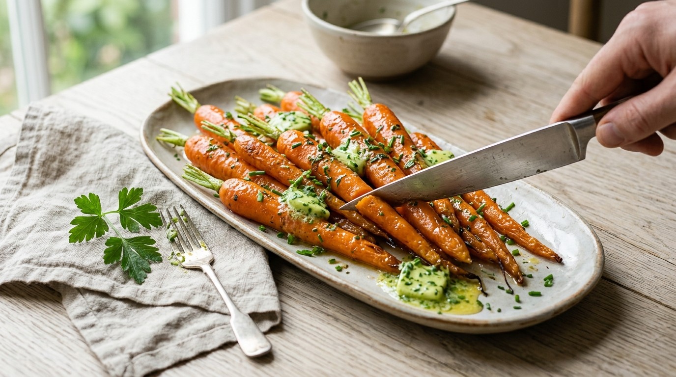 Bospeen met Bieslookboter recept Bospeen met Bieslookboter recept
