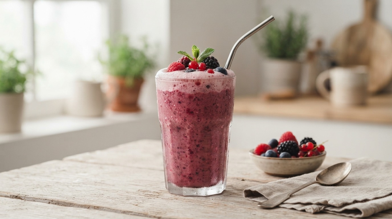 Bosvruchten-yoghurtshake