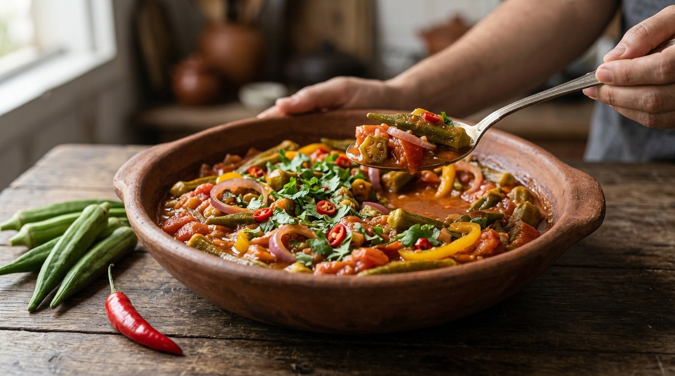 Braziliaanse Okra met Tomaten