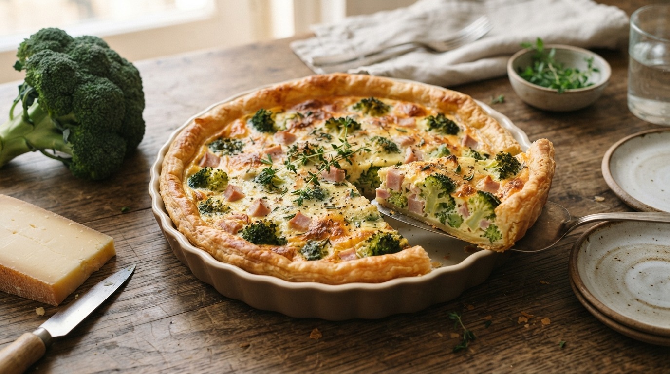 Broccoli-kaastaart Provencale