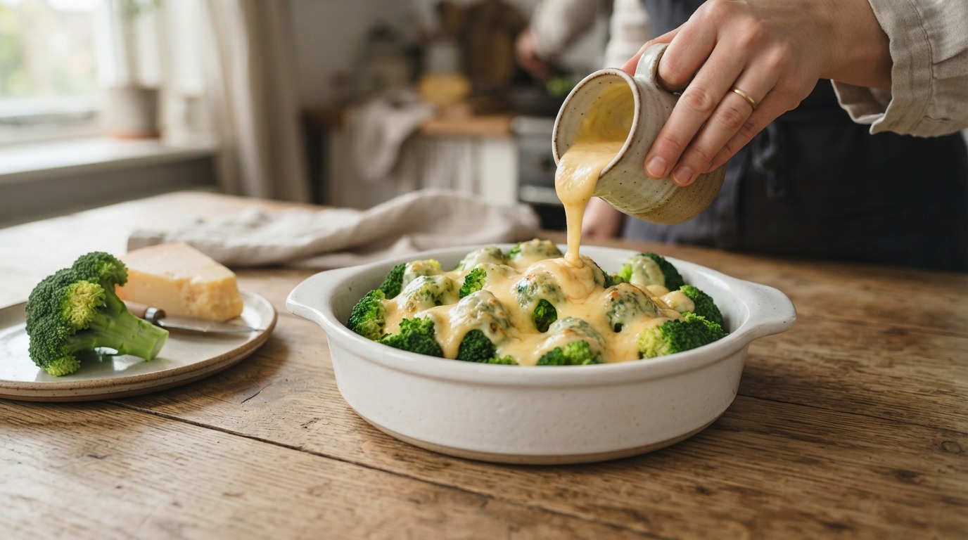 Broccoli met Kaassaus