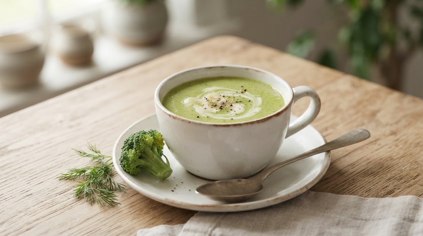 Broccolisoep met Roomkaas