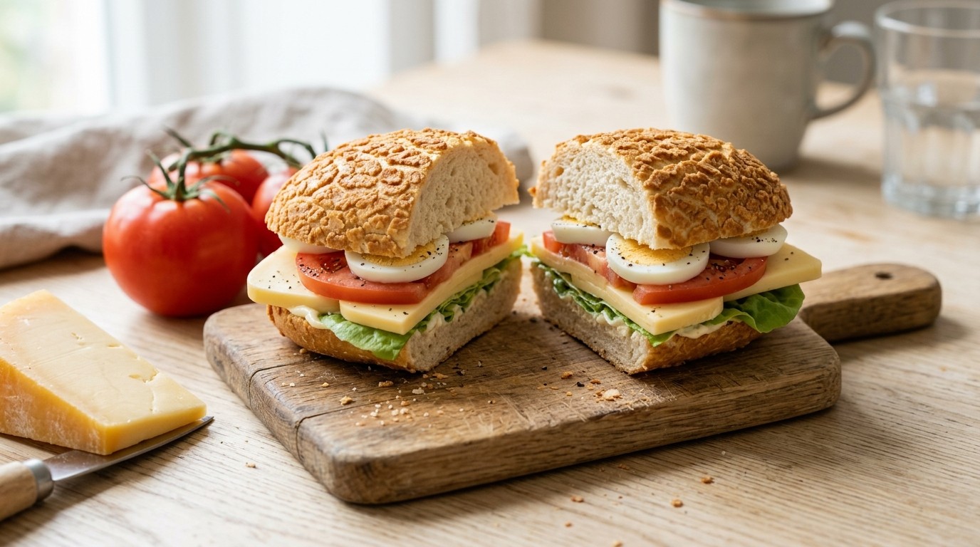 Broodje Kaas a la Home recept Broodje Kaas a la Home recept